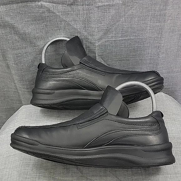 SAS Men's Cruise On Black leather slip-on loafers comfort shoes Men's SZ 11M